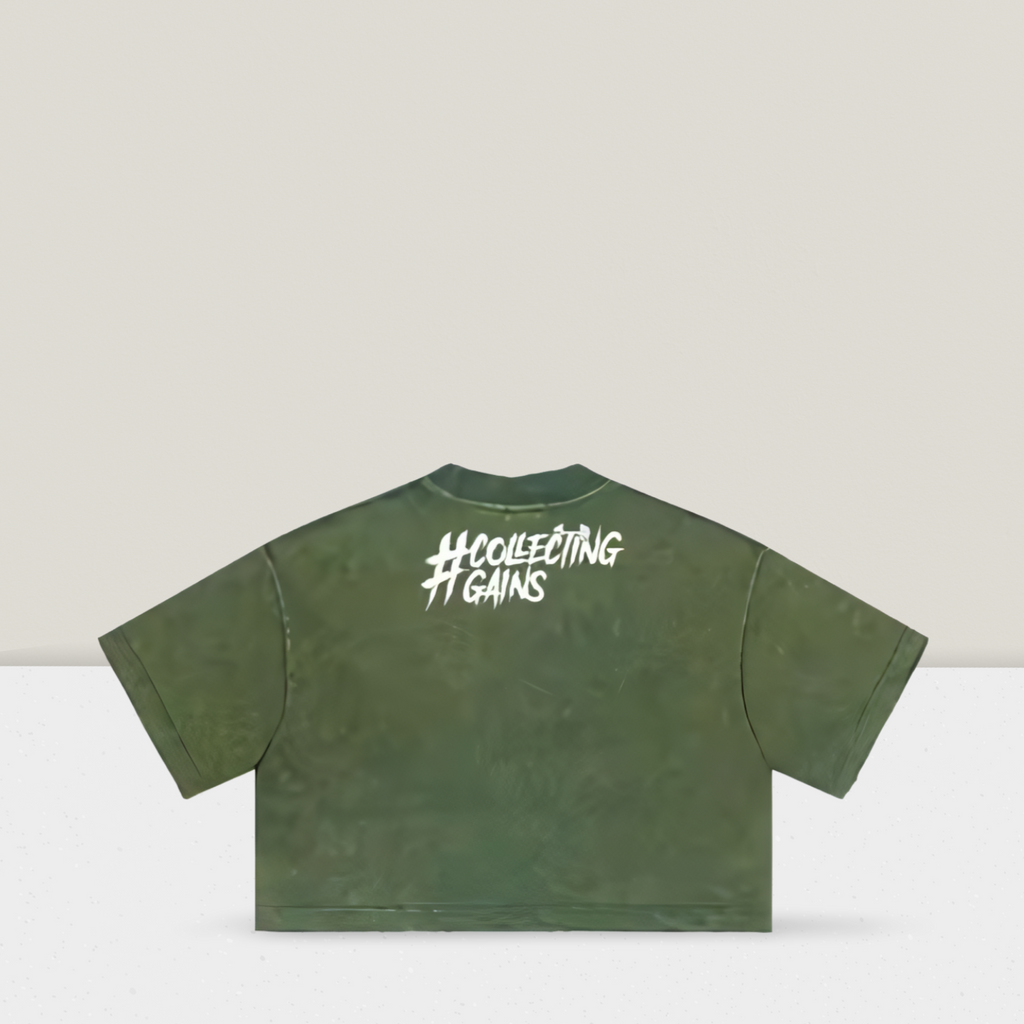 Teddy Gains - Crop Top Green