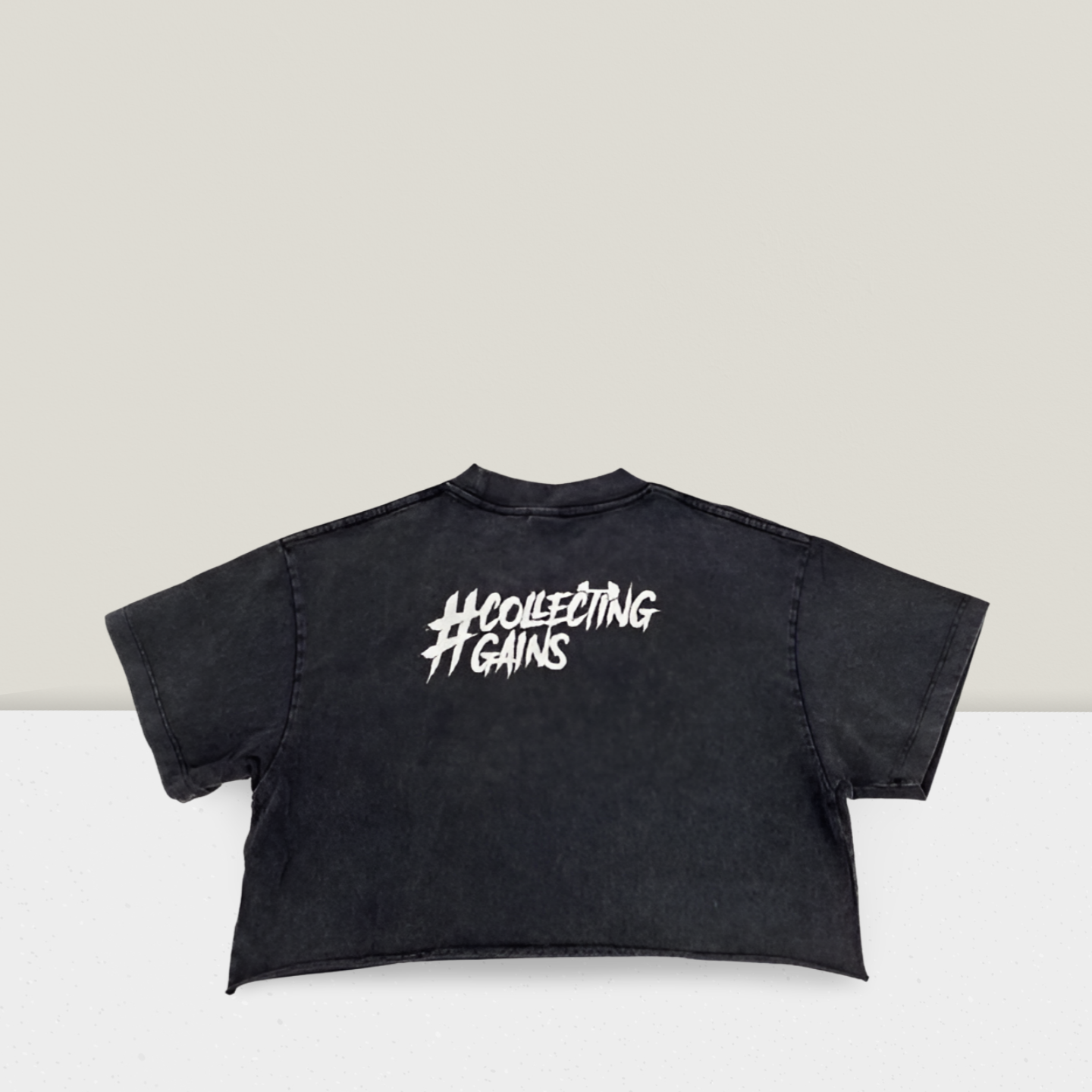 Collecting Gains Crop Top Tee