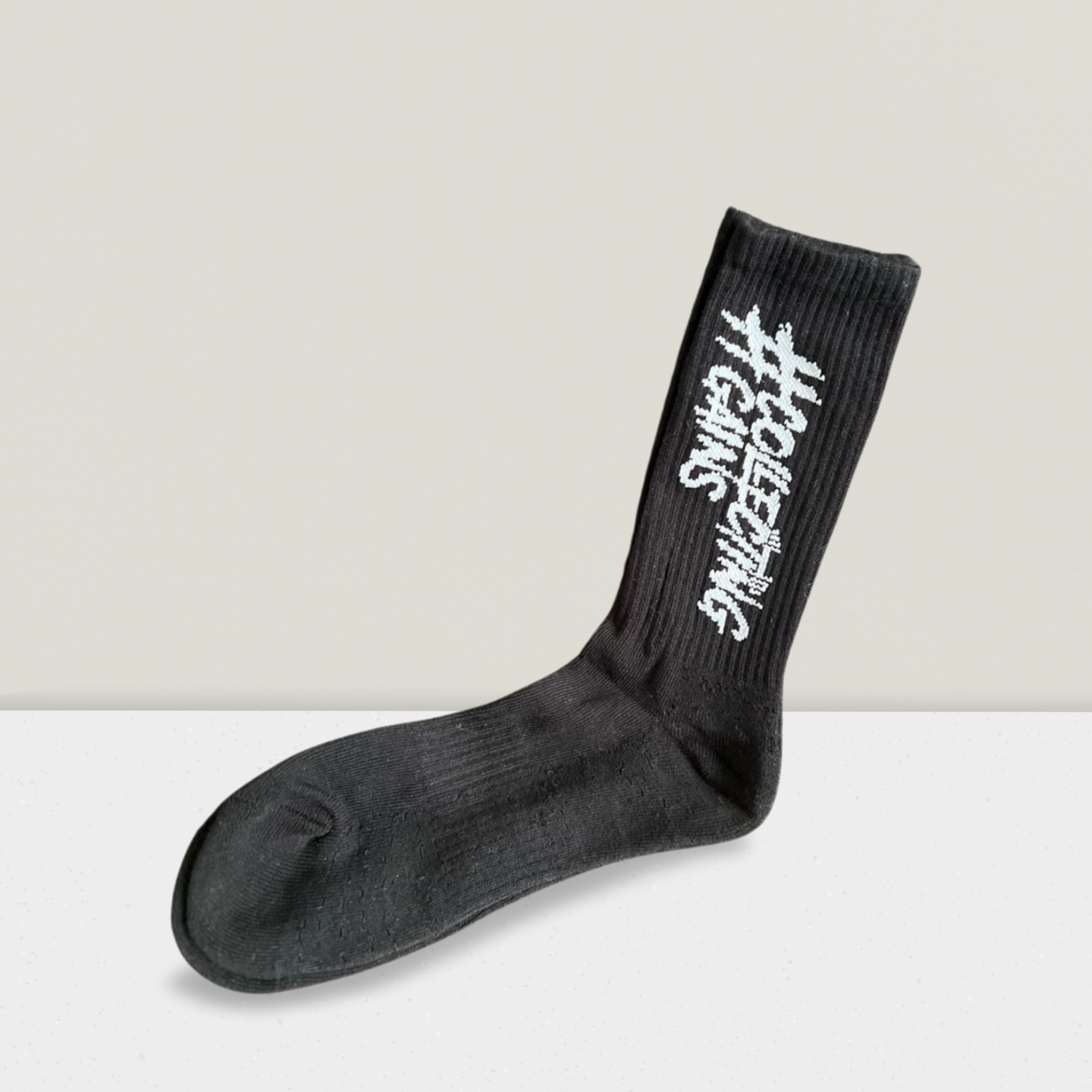 Collecting Gains Socks - Monochrome Edition Black