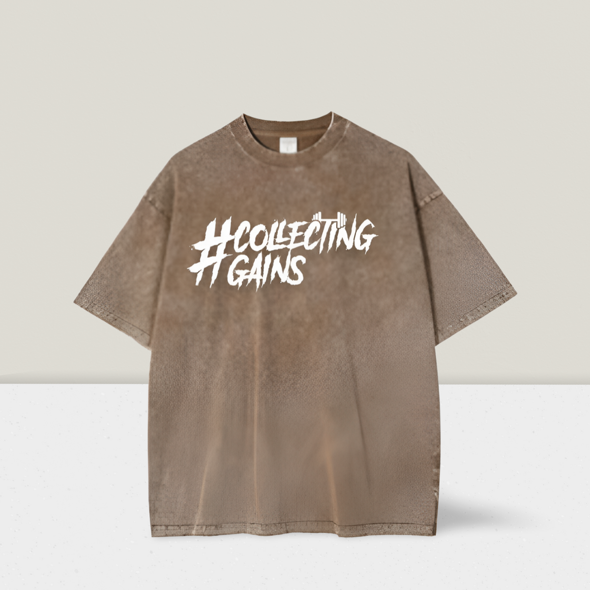 Collecting Gains Tee - Sand