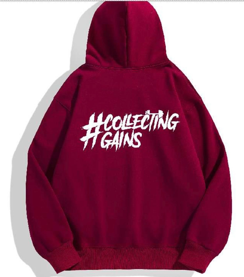 Collecting Gains Heavy Duty Hoodie - Medium Logo