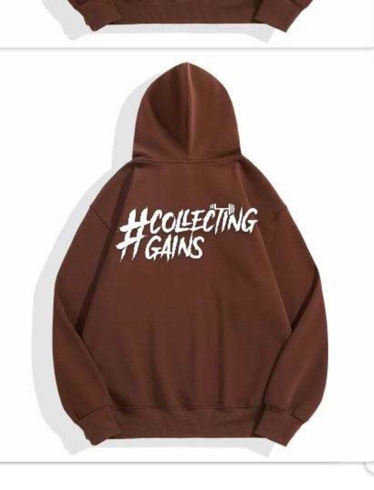 Collecting Gains Heavy Duty Hoodie - Medium Logo