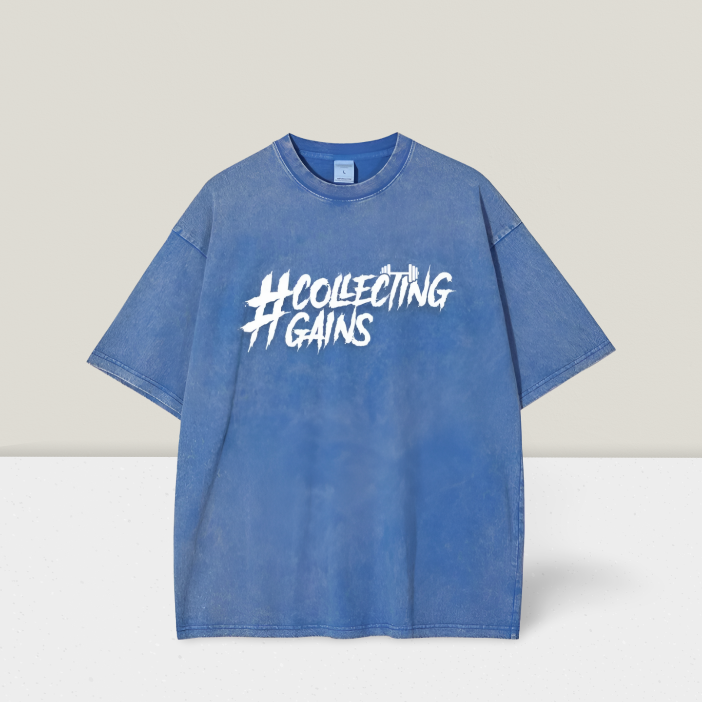 Collecting Gains Tee -  Blue