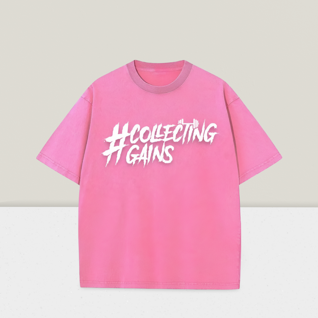 Collecting Gains Tee - Pink