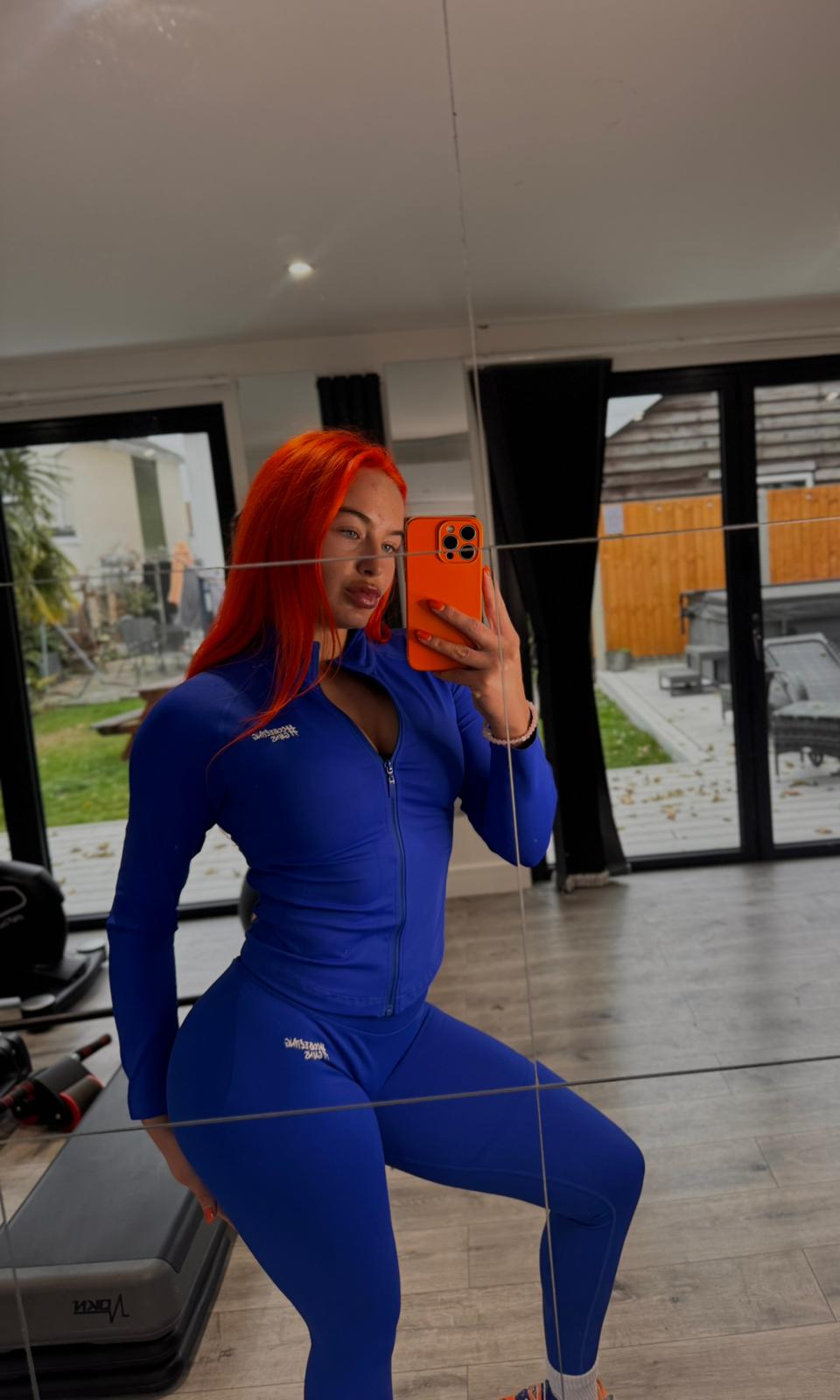 Collecting Gains Zip-Up Top - Magic Blue