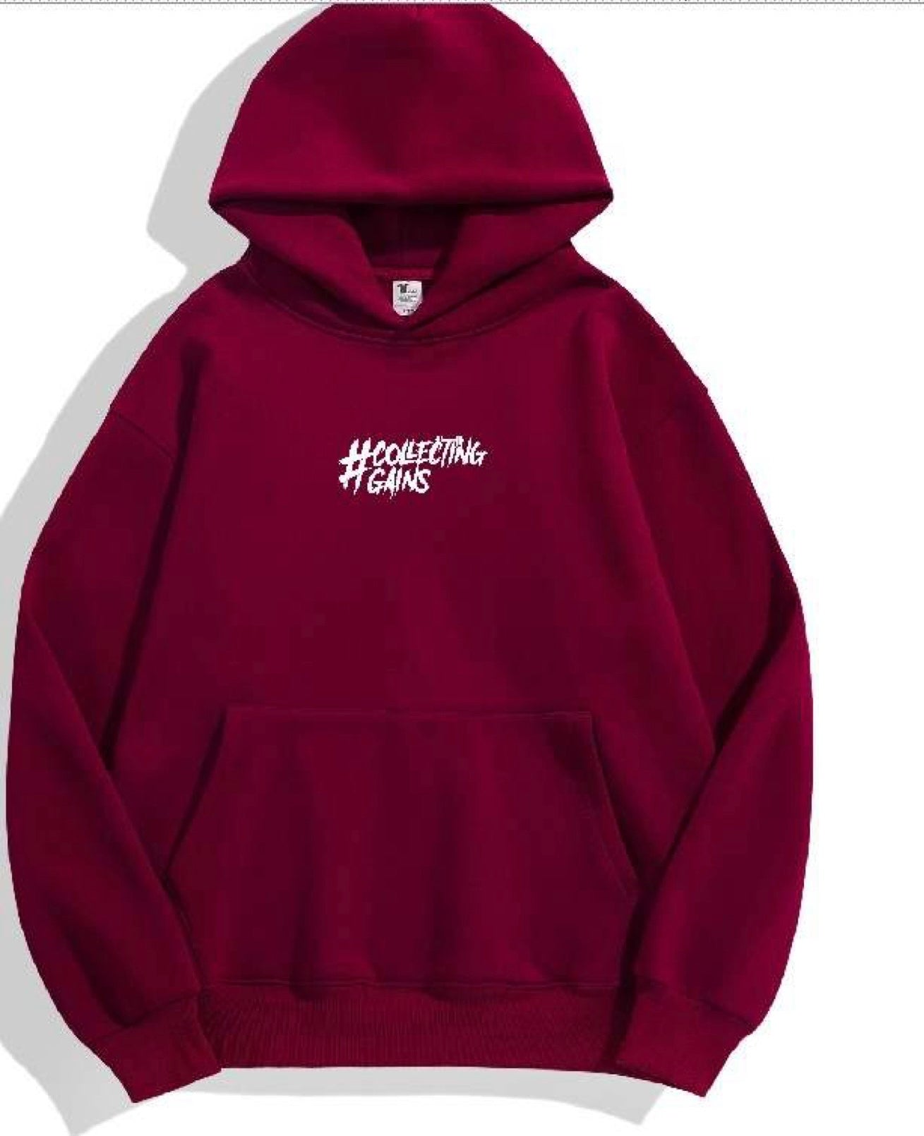 Collecting Gains Heavy Duty Hoodie - Medium Logo