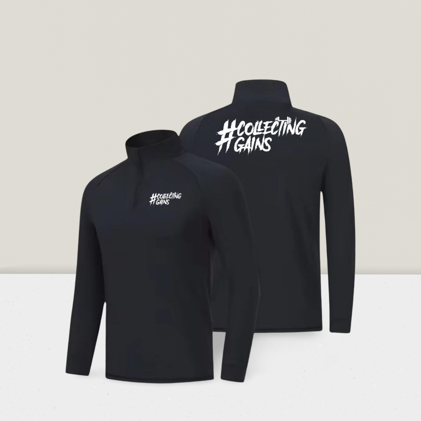Collecting Gains® Quarter Zip Performance Top