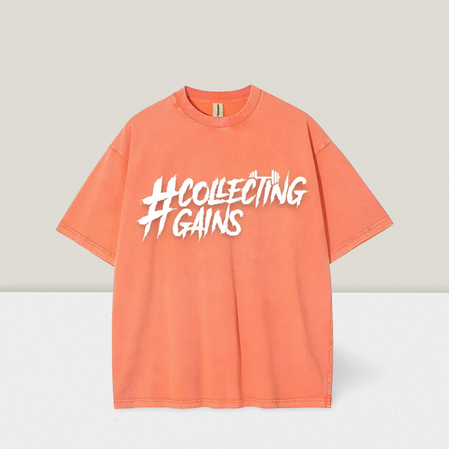 Collecting Gains Tee - Orange