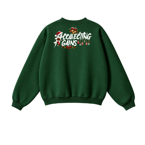 Teddington & Aminah Gains Christmas Jumper | Forest Green