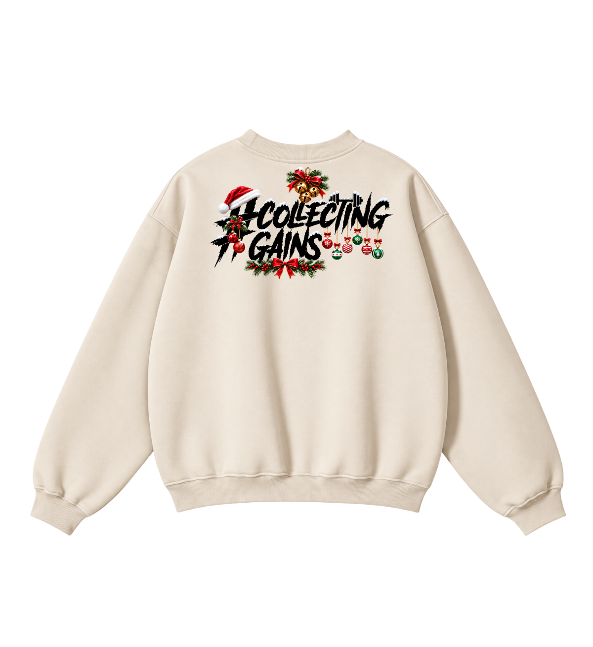 Aminah Gains Christmas Jumper 2026 | Beige