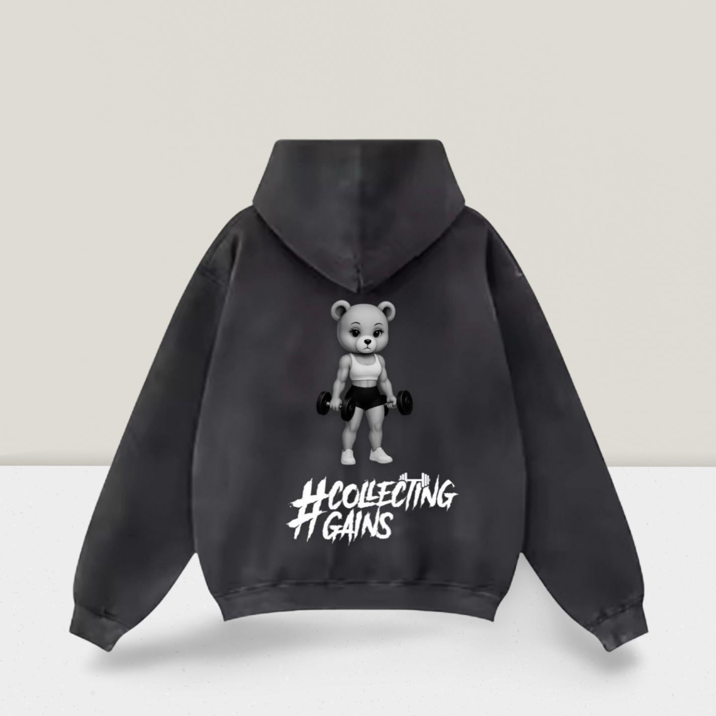 Aminah Gains Hoodie - Mono Logo at the back