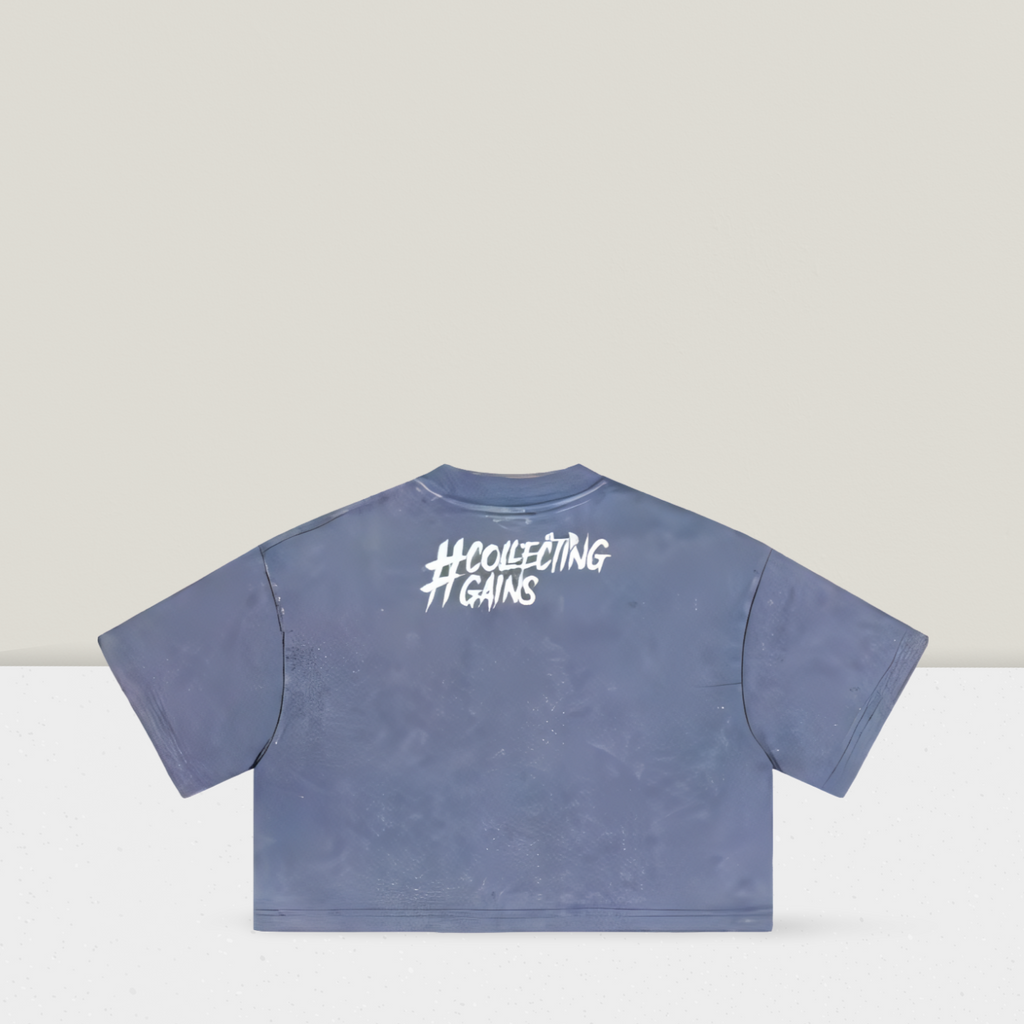 Teddy Gains - Crop Top Blue