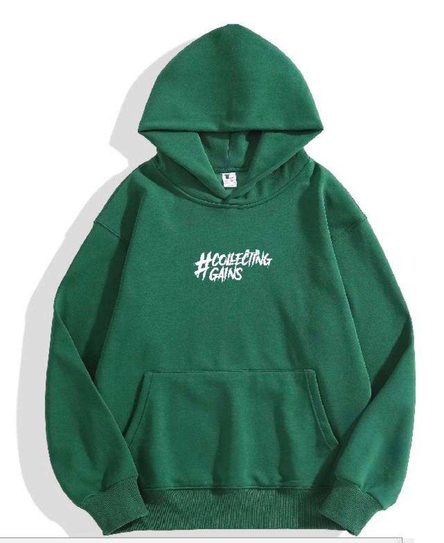 Collecting Gains Heavy Duty Hoodie - Medium Logo