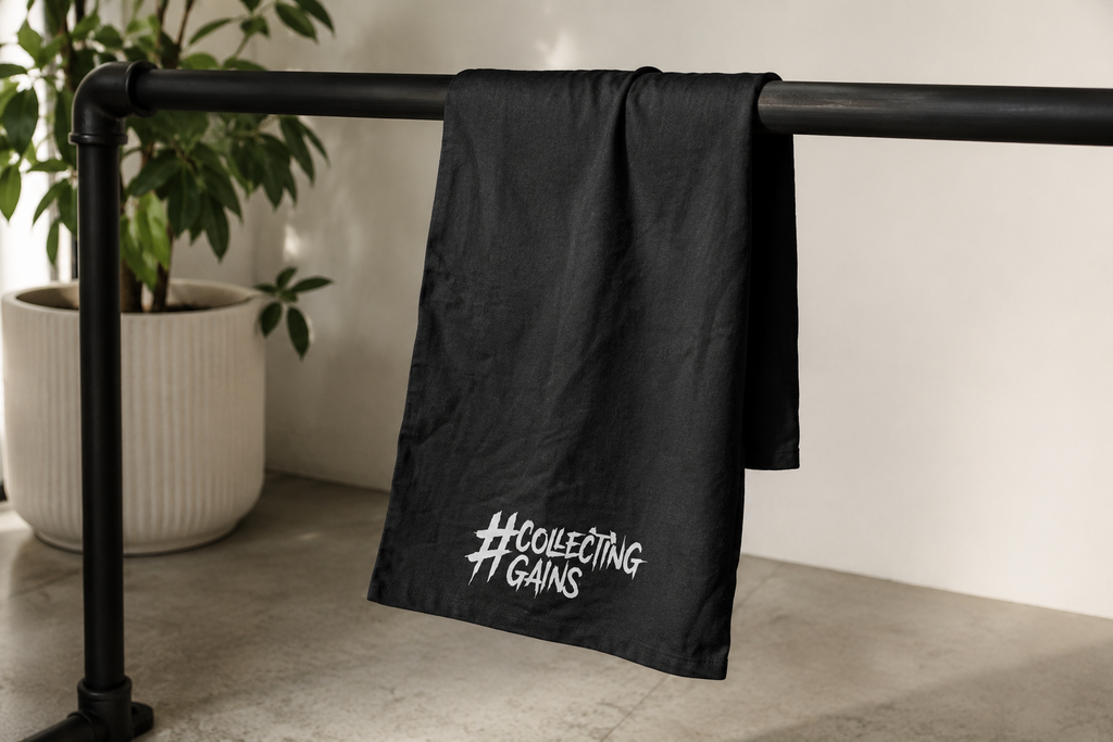 Collecting Gains Microfibre Gym Towel + Mesh Bag