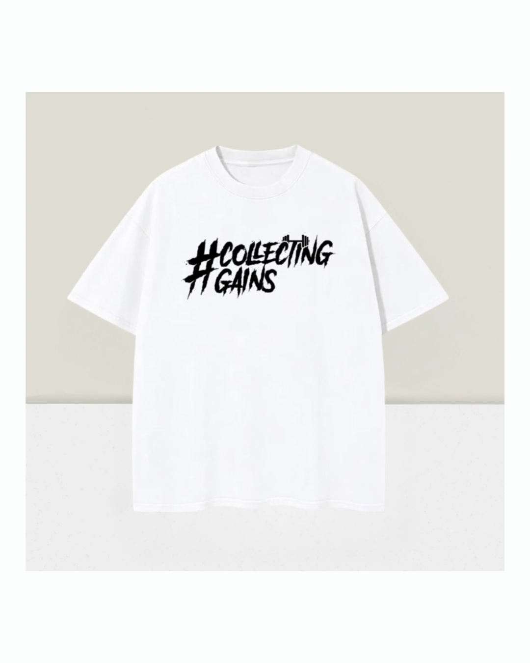 White Young Ballied Bear ™ Monochrome Limited Edition Tee - Back Print