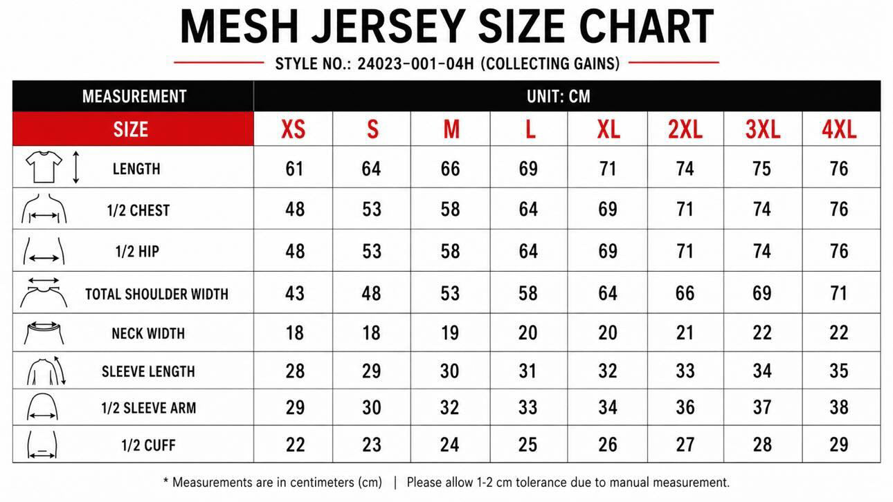 Collecting GAINS™ Limited Edition Mesh Jersey