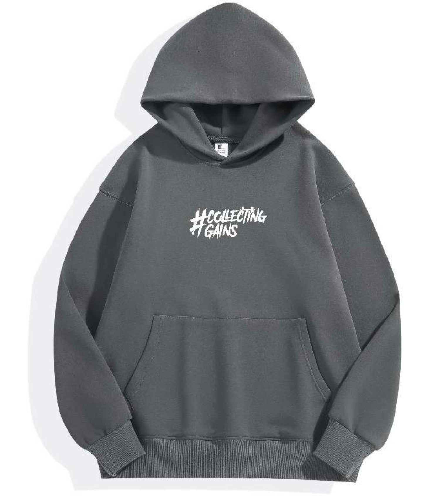 Collecting Gains Heavy Duty Hoodie - Medium Logo