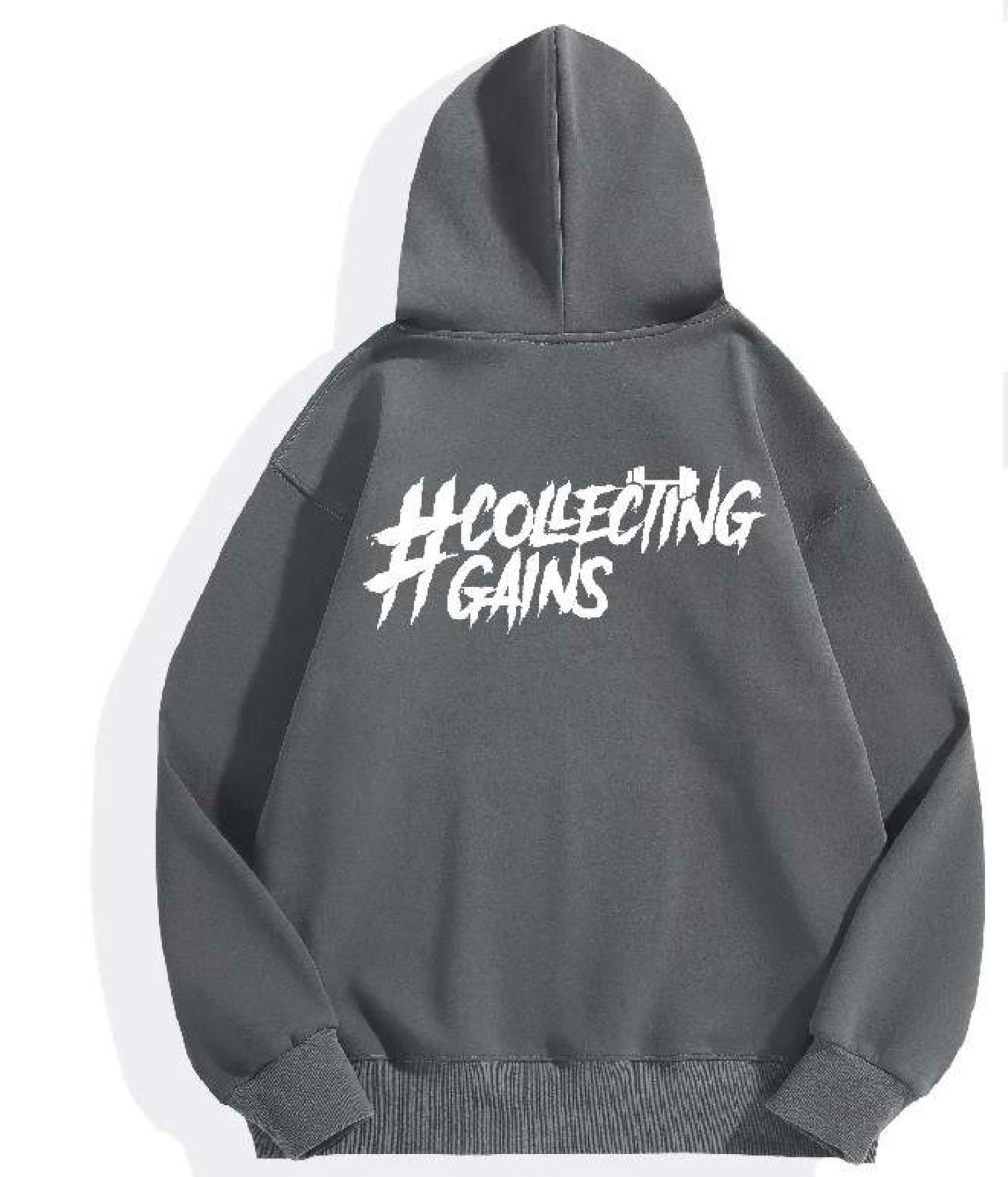 Collecting Gains Heavy Duty Hoodie - Medium Logo