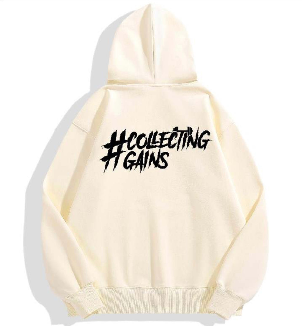 Collecting Gains Heavy Duty Hoodie - Medium Logo