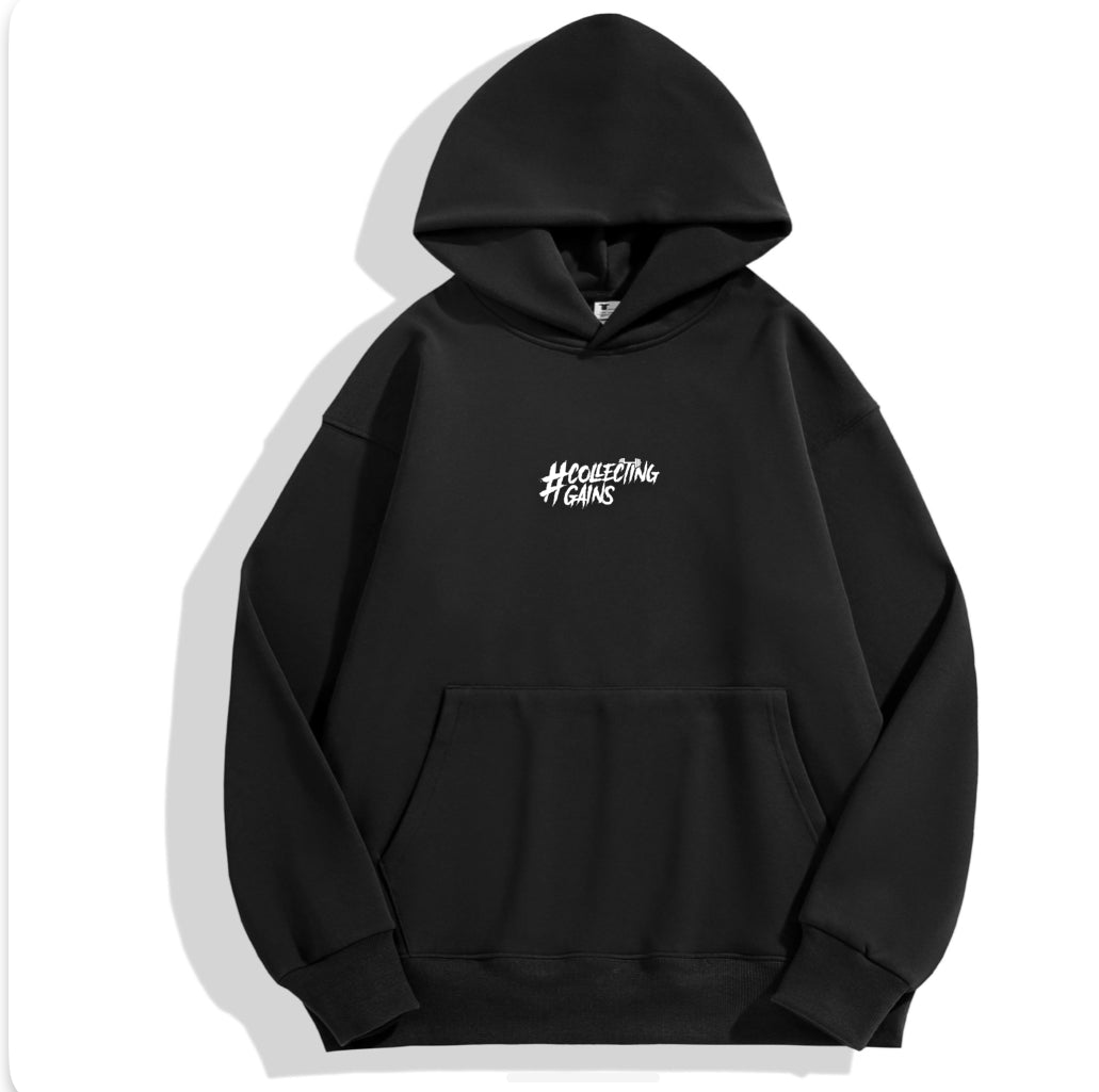 Collecting Gains Heavy Duty Hoodie - Medium Logo
