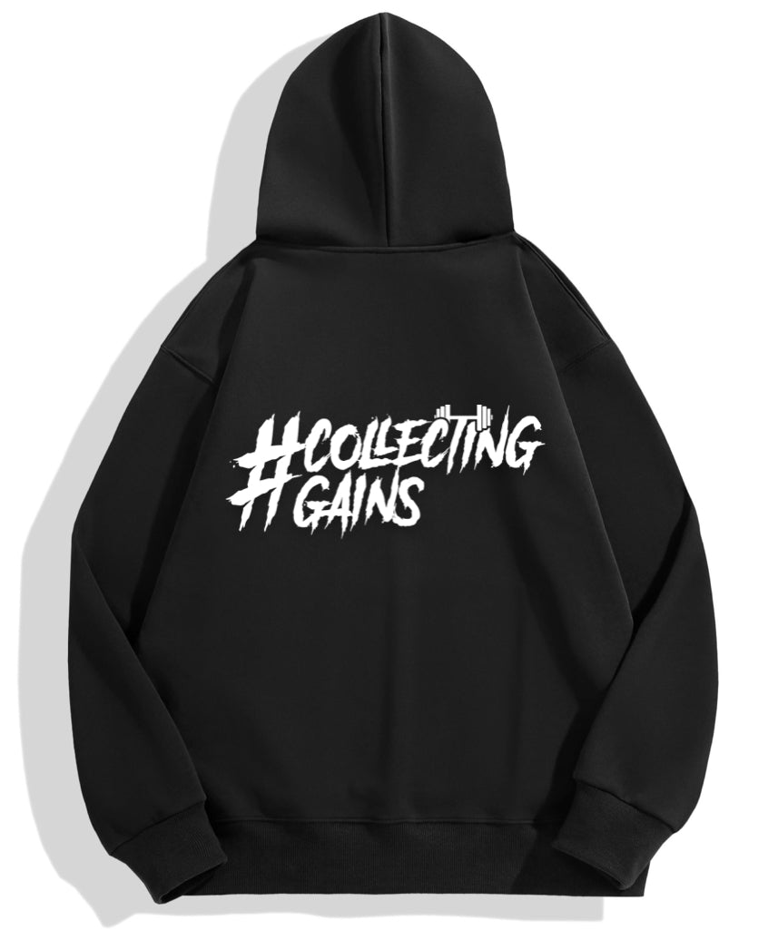 Collecting Gains Heavy Duty Hoodie - Medium Logo