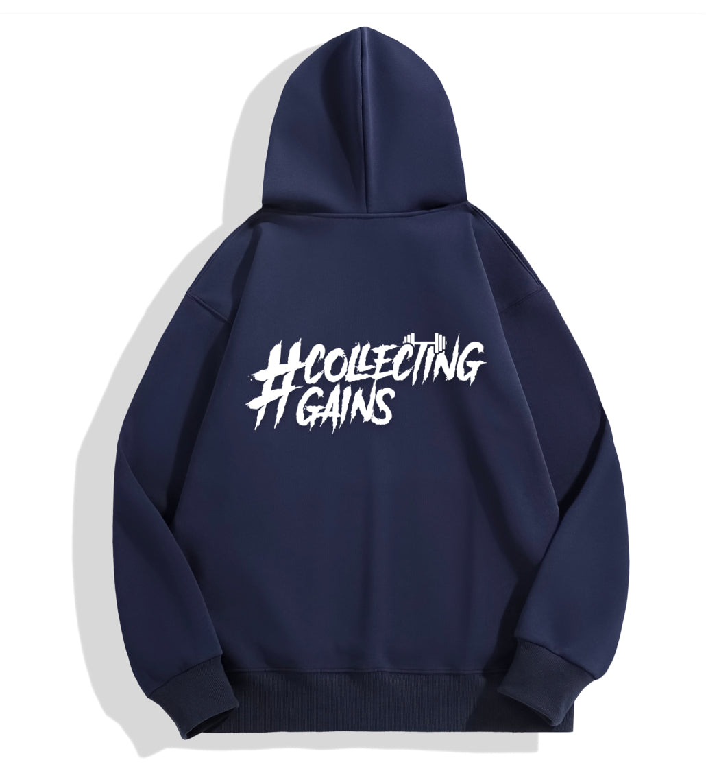 Collecting Gains Heavy Duty Hoodie - Medium Logo