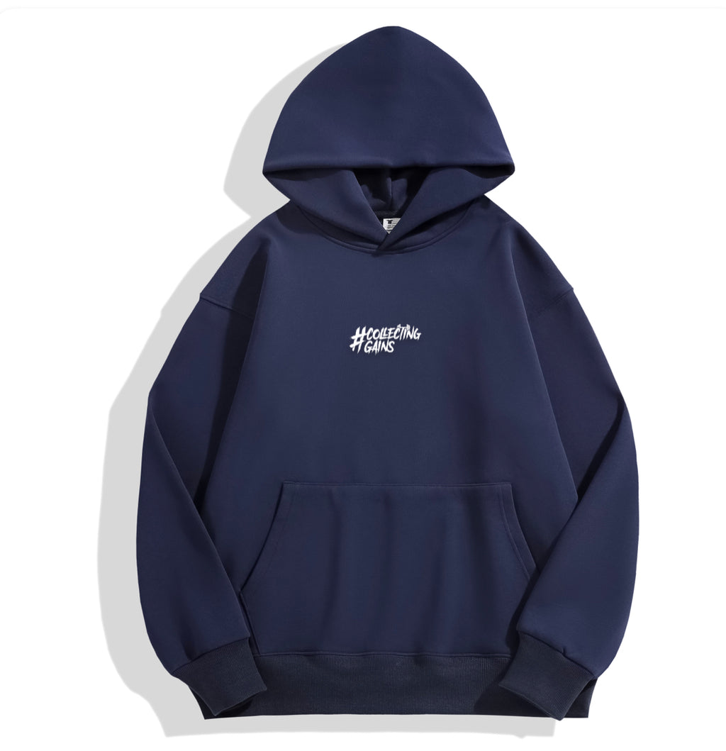 Collecting Gains Heavy Duty Hoodie - Medium Logo