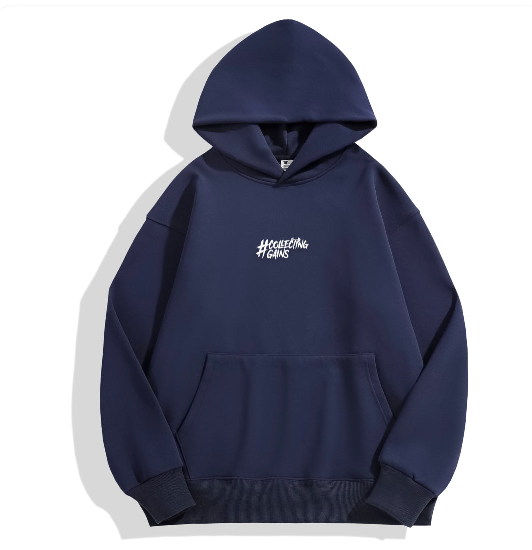 Collecting Gains Heavy Duty Hoodie - Medium Logo