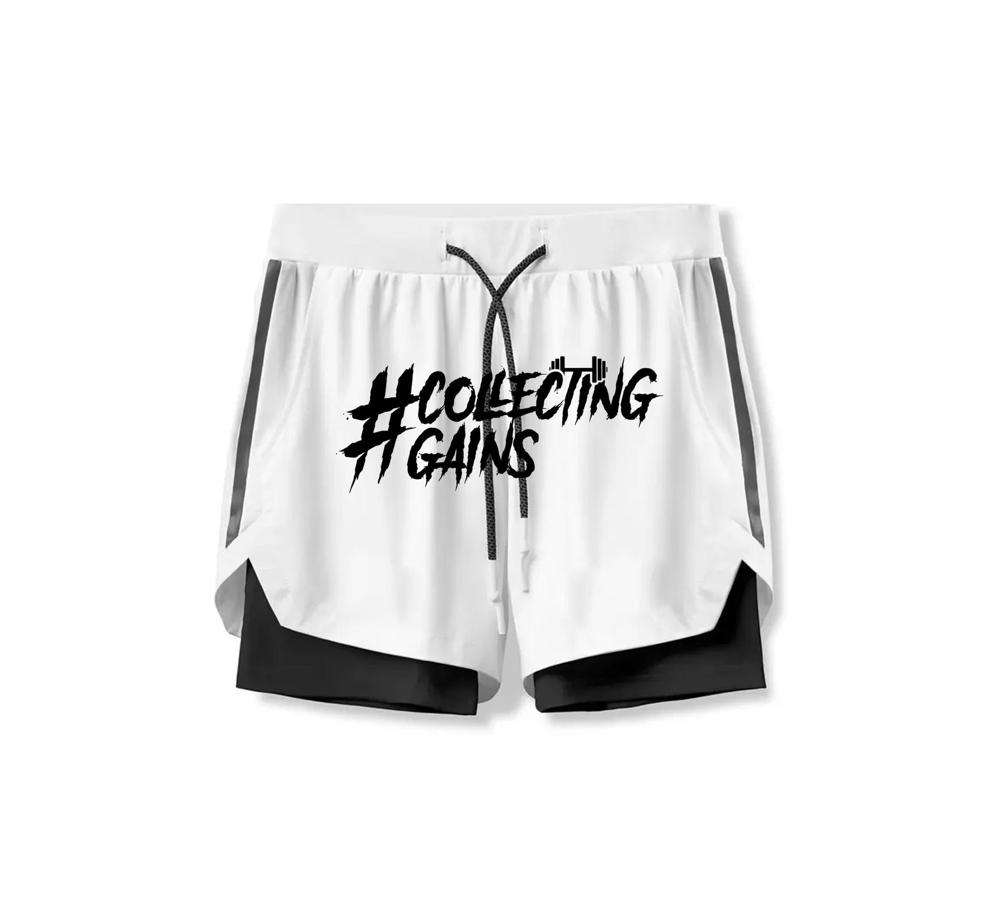 Collecting Gains Shorts -  White