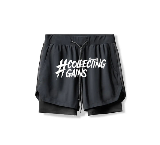 Collecting Gains Gym Shorts with Running Liner Pants