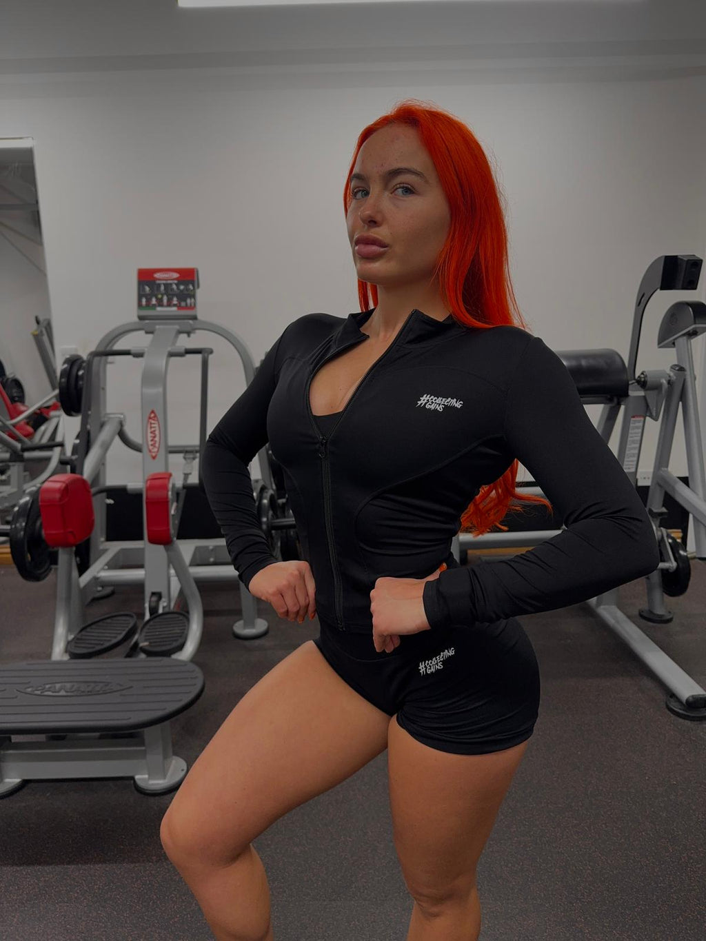 Collecting Gains Scrunch Butt Shorts - Black