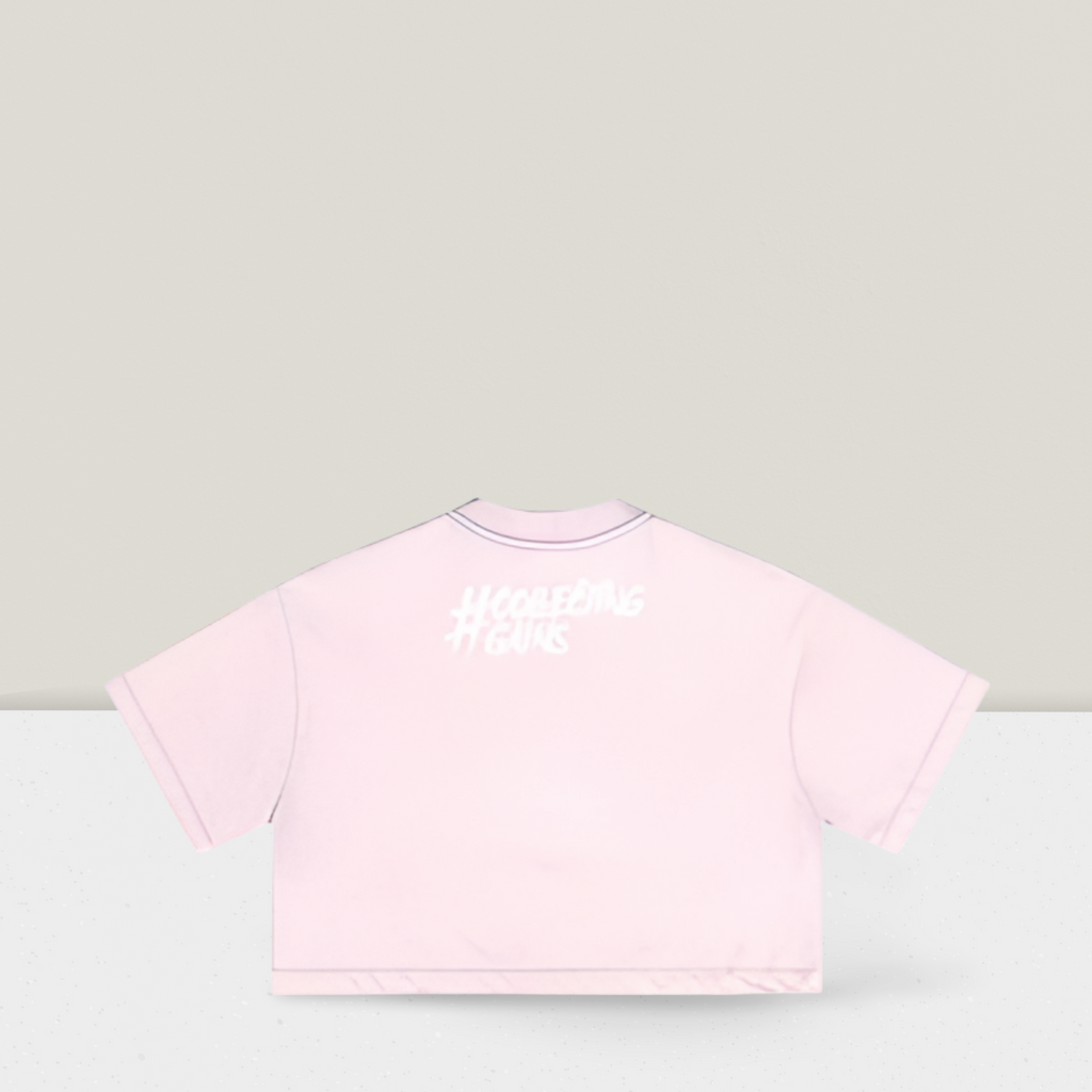 Teddy Gains - Crop Top - Light Pink