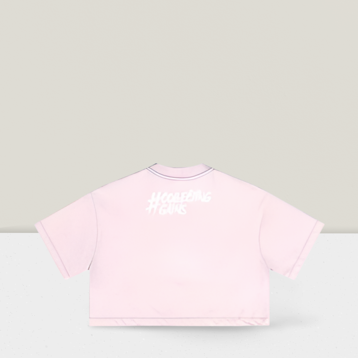 Teddy Gains - Crop Top - Light Pink