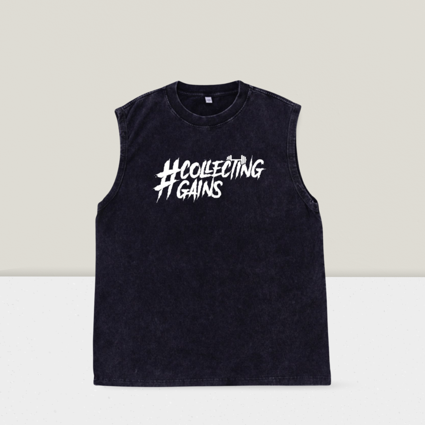 Collecting Gains Tank - Charcoal