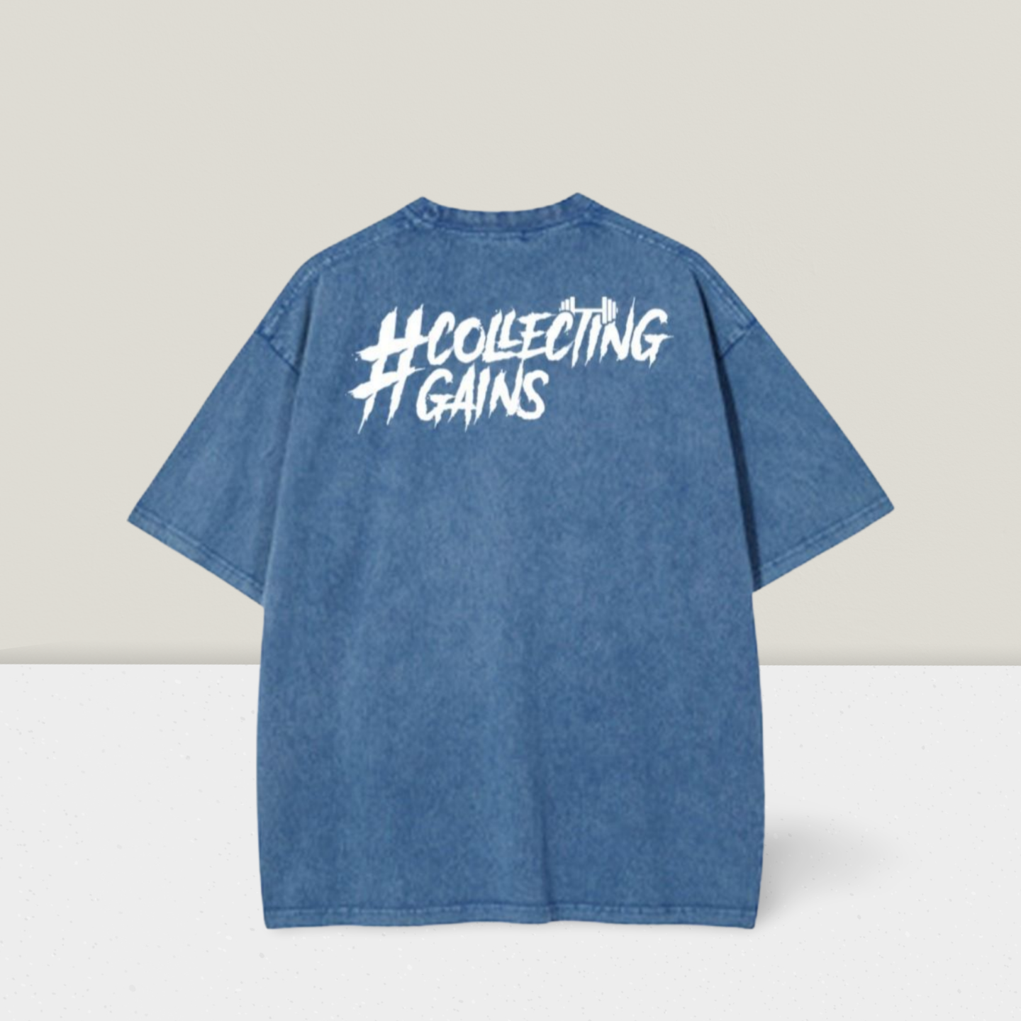 Collecting Gains Tee -  Blue