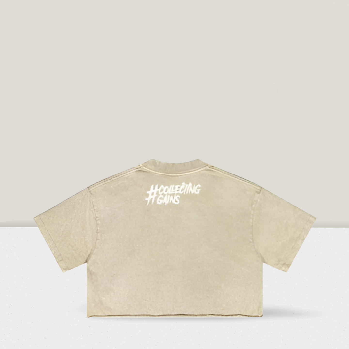 Teddy Gains - Crop Top - Sand